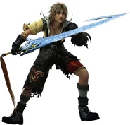 Tidus Dissidia CG render