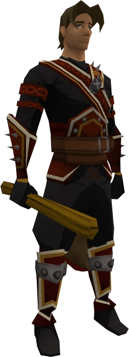 Clan hatchet equipped