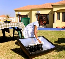Sun Ray Cooker demo