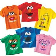 Sesamestreetpersonalizedtshirts