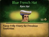 Blue French Hat
