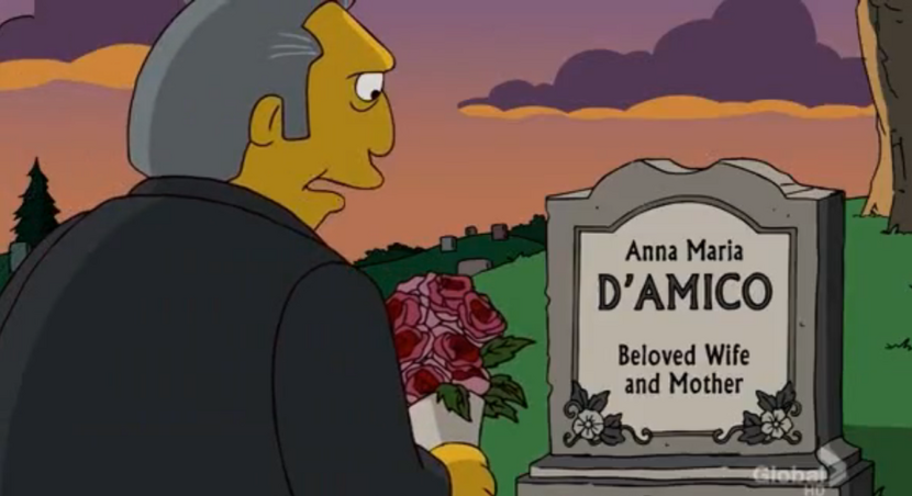 Los personajes muertos de Los Simpsons Los personajes muertos de Los Simpsons