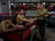 Brücke mit Tribbles