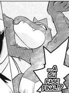 Feraligator recien evolucionado