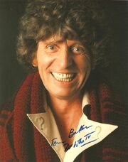 Tom baker signed photo 2