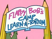 Main entrance of camp learn-a-torium