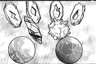 Piedras evolutivas en el manga