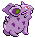 Nidoran hembra espalda G5 variocolor