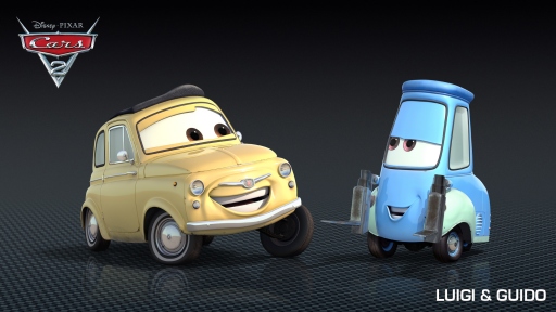 FileCars2luigiguidojpg Pixar Wiki Disney Pixar Animation Studios