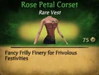 F Rose Petal Corset