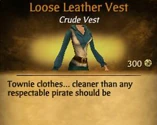 F Loose Leather Vest