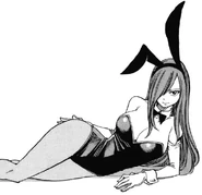 Erza's bunny costume