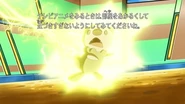 EP676 Oshawott recibiendo rayo