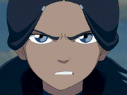 Katara glares angrily