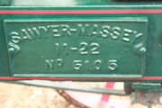 Cast mfg plate - sawyer-massey - IMG 2435