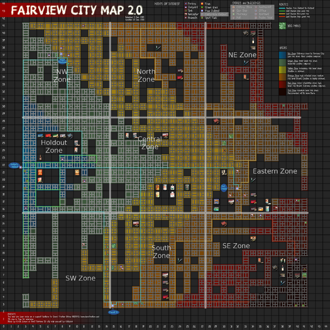 Fairview City Map (3D version)