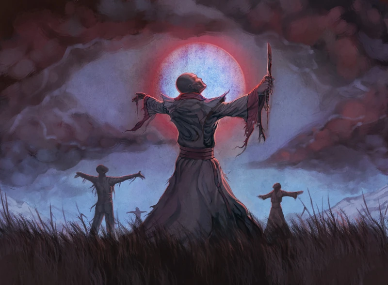 bloody red moon