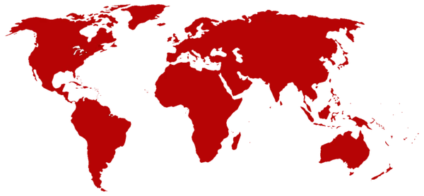 Worldmap red