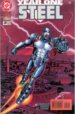 Cover for Steel Annual #2