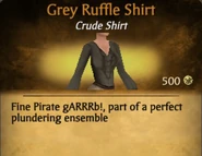 Grey Ruffle Shirt