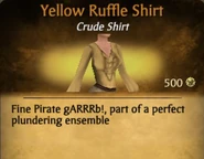 Yellow Ruffle Shirt