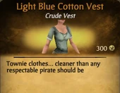 Light Blue Cotton Vest