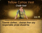 Yellow Cotton Vest