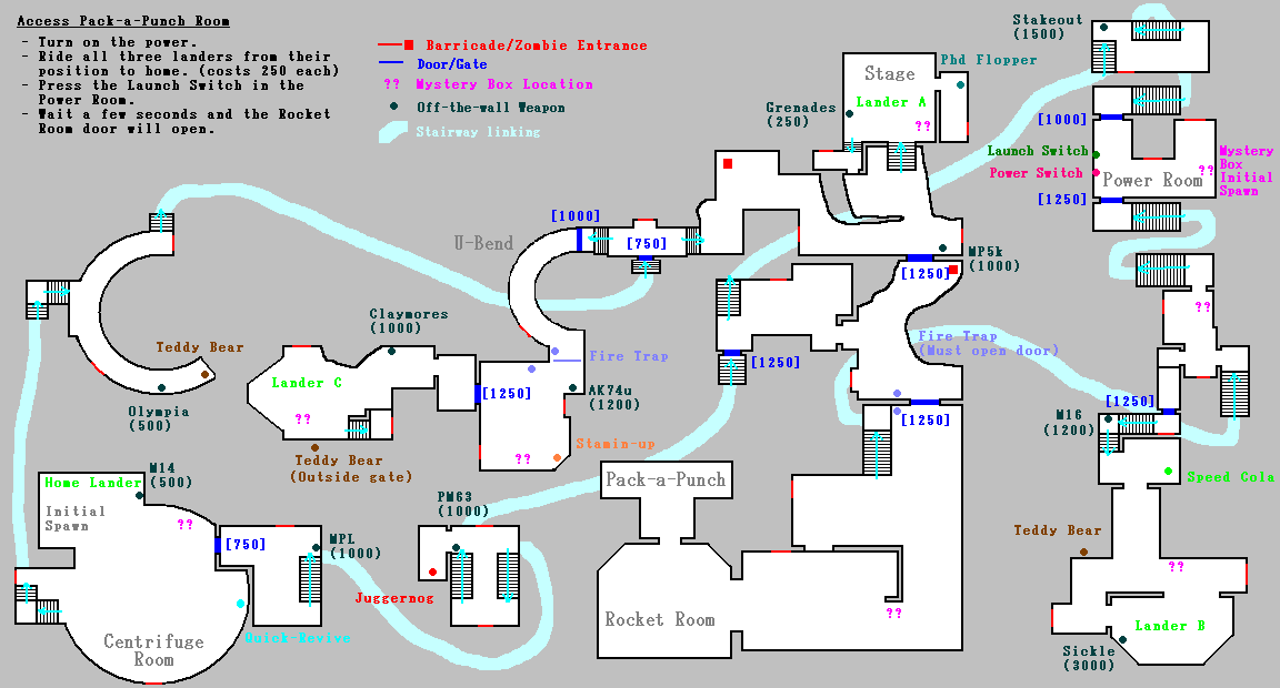 call of duty black ops 2 zombies tranzit map layout