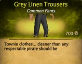 Grey Linen Trousers