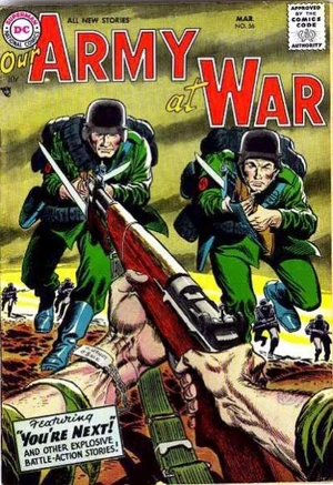 Cover for Our Army at War #56