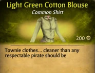 Light Green Cotton Blouse