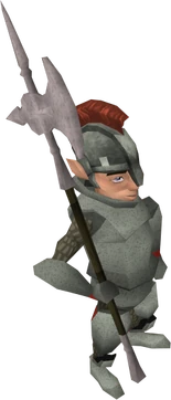 Gnome guard halberd