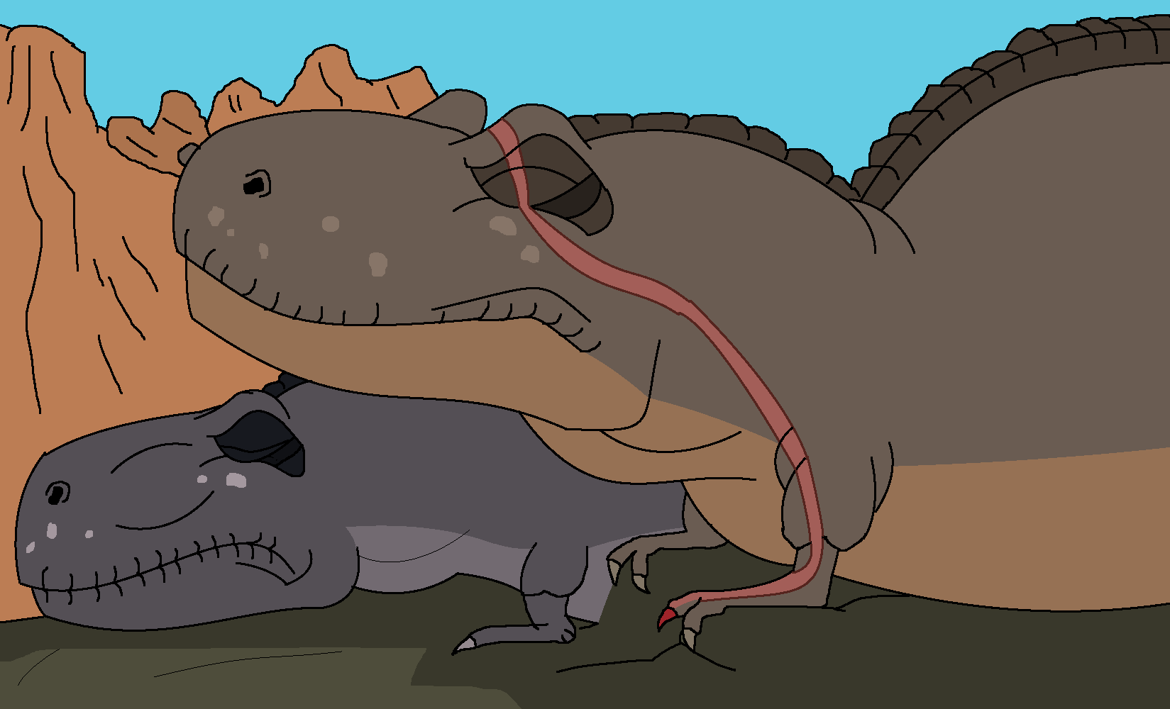 RedClaw and his Mate