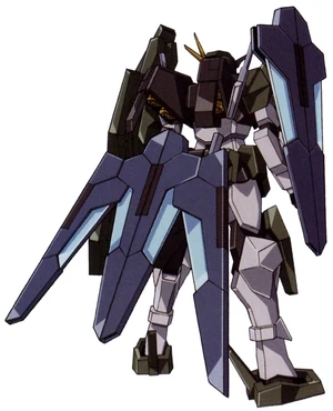 GN-006GNHW-R - Cherudim Gundam GNHW-R - Back View
