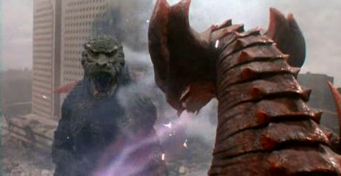 Godzilla Jr vs Destroyer