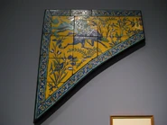 WLA lacma Tile panel for a spandrel Isfahan 17th century