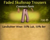 Faded Skullsnap Trousers