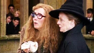 Professor Trelawney and McGonagall closeup