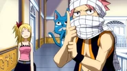 Natsu and Happy as a ninja