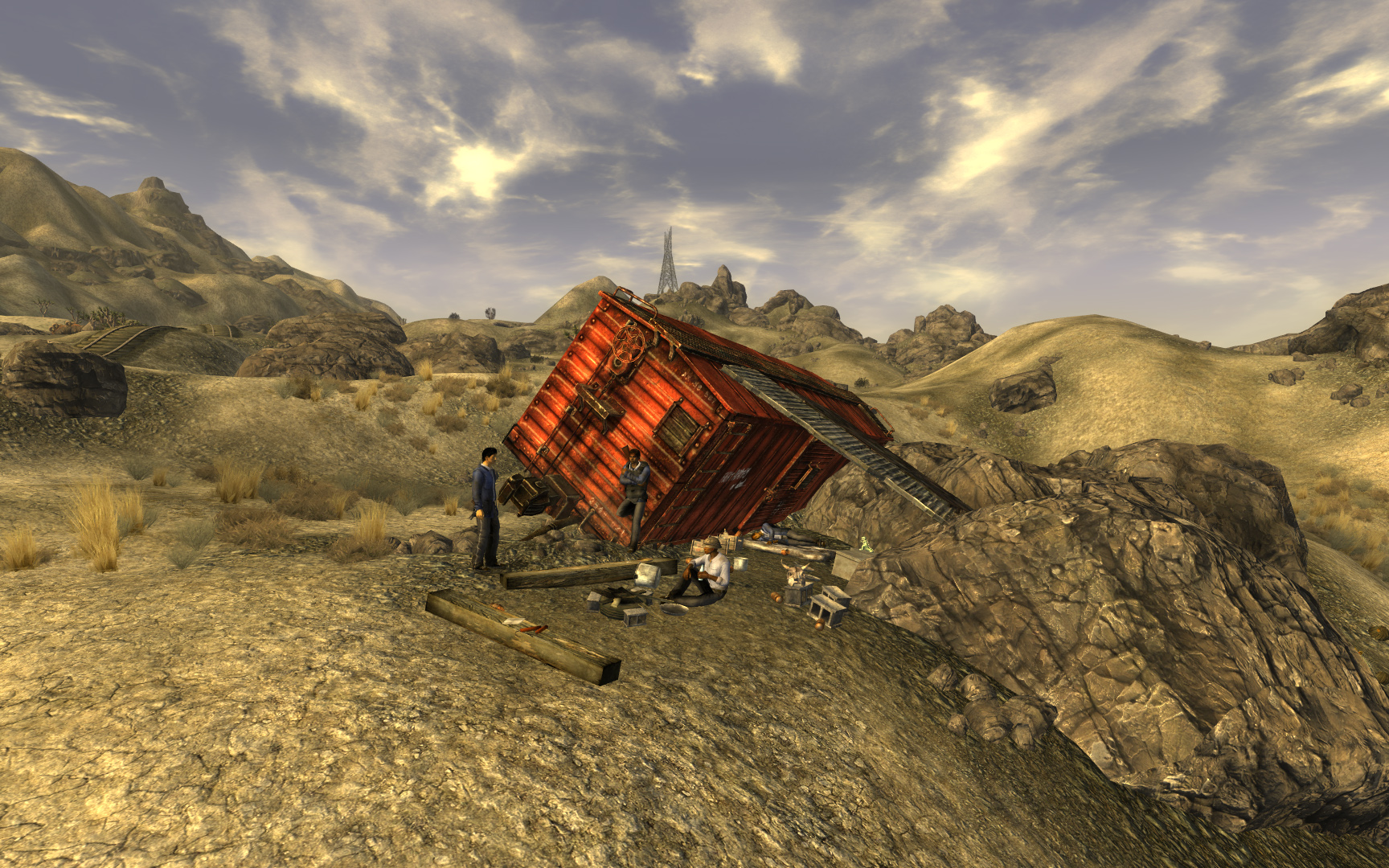 Powder Ganger camp south The Fallout wiki Fallout New Vegas and more