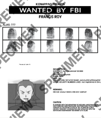 Francis Roy Wanted