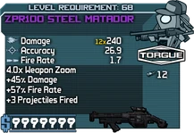 ZPR100 Steel Matador happypal