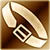 Belt gold DA2