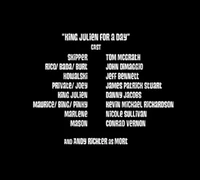 King Julien for a Day-cast