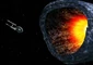 USS Enterprise tractored into planet killer, remastered