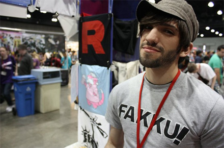 Forum Image: http://images2.wikia.nocookie.net/__cb20110325193022/fakku/images/2/2f/Jacob_Grady_Anime_Expo_Booth.jpg