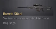 Barrett .50cal Description CoD4