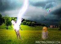 Thru time lightnin'