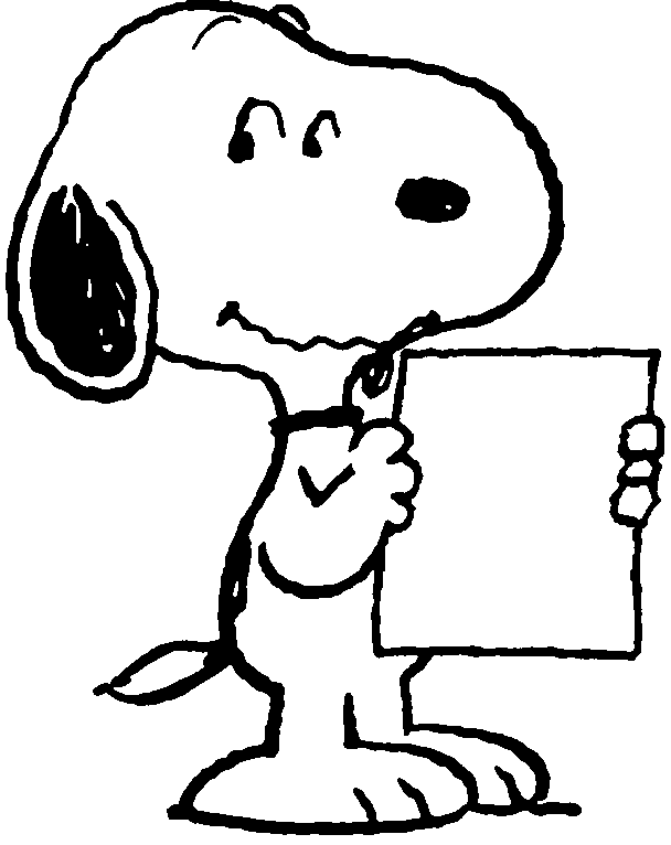snoopy on computer