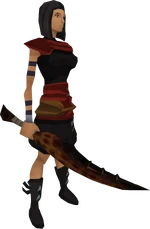 Brackish blade equipped